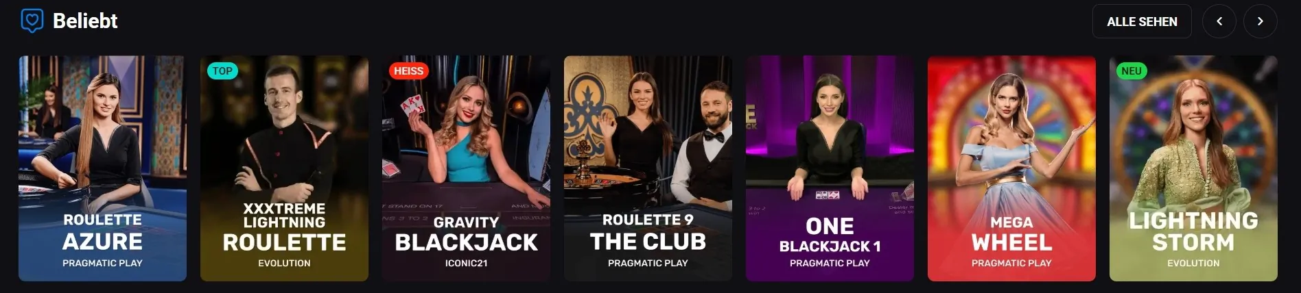Live Casino Slots